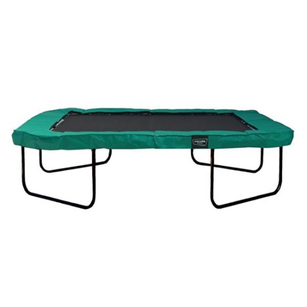 Eckiges Crocodile Trampolin ohne Netz