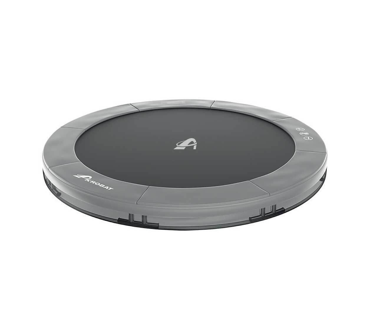 Ein rundes Akrobat Inground Trampolin